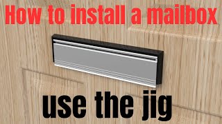 Letterbox, professional installation.