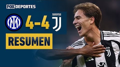 😳😯 ¡PARTIDO INCREÍBLE Y EMPATE FINAL! | Inter 4-4 Juventus | #SerieAenFOX | HIGHLIGHTS