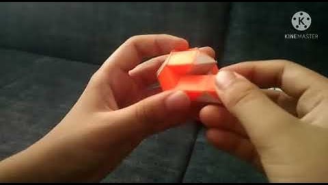 How to make a BALL from the 24 pieces snake cube / SLOW TUTORIAL/BRAIN TWISTER