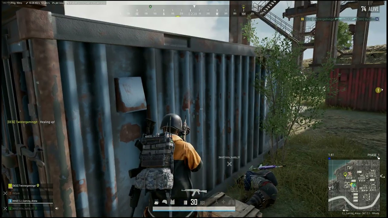 Three Man Squad finish , P.U.B.G PC