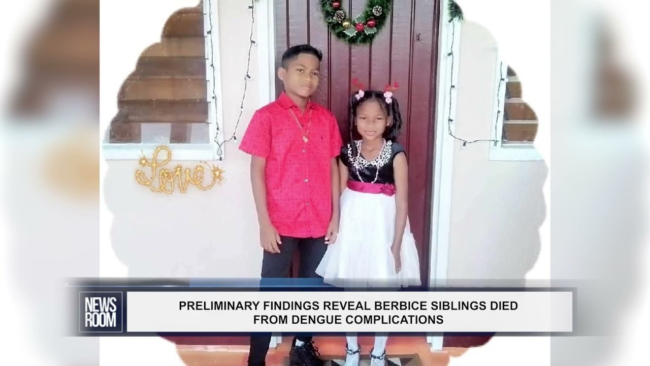 PRELIMINARY FINDINGS REVEAL BERBICE SIBLINGS DIED FROM DENGUE COMPLICATIONS
