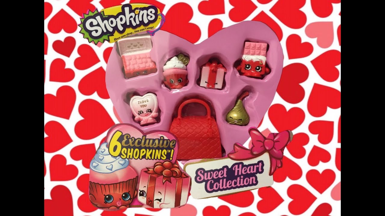 Shopkins Sweet Heart Collection with 6 Exclusives!