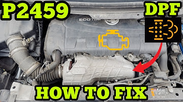 Vauxhall P2459 Diesel Particulate Filter Regeneration Restriction DPF - How To Fix GUIDANCE