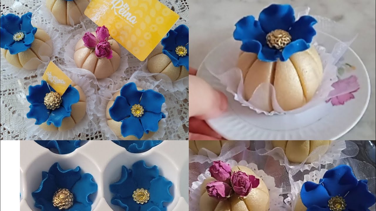 حلوة التومةلراهي💥 عاملة حالة فلعراس وطريقة تزيين الورود 🌺بعجينة السكر