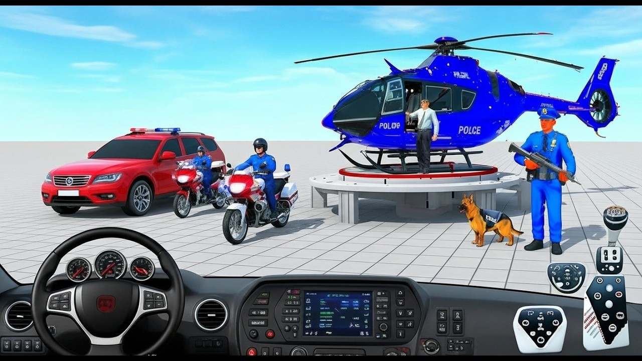 Police Car Chase Simulator 3D Game - Real Cop Cars Driving Simulator - Android Gameplay 2025