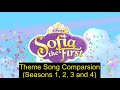 Sofia The First Theme Song Comparison Seasons 1 2 3 And 4