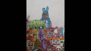 Dia 50 Dibujando A Todos Los Animatronicos De Fnaf Withered Bonnie
