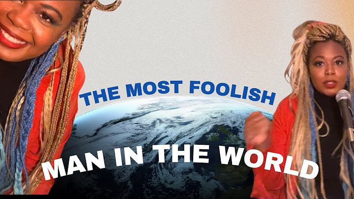 Breaking News: The Most Foolish Man in The World (Tiny Desk Song Submission)