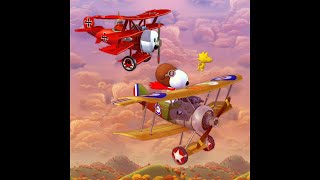 Snoopy Vs. The Red Baron 3D Renders