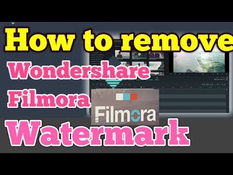 wondershare filmora watermark remover