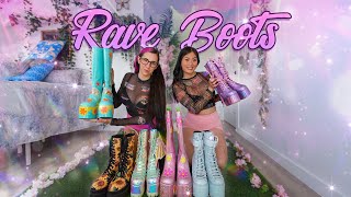 Festival Rave Boot Try On Haul 
