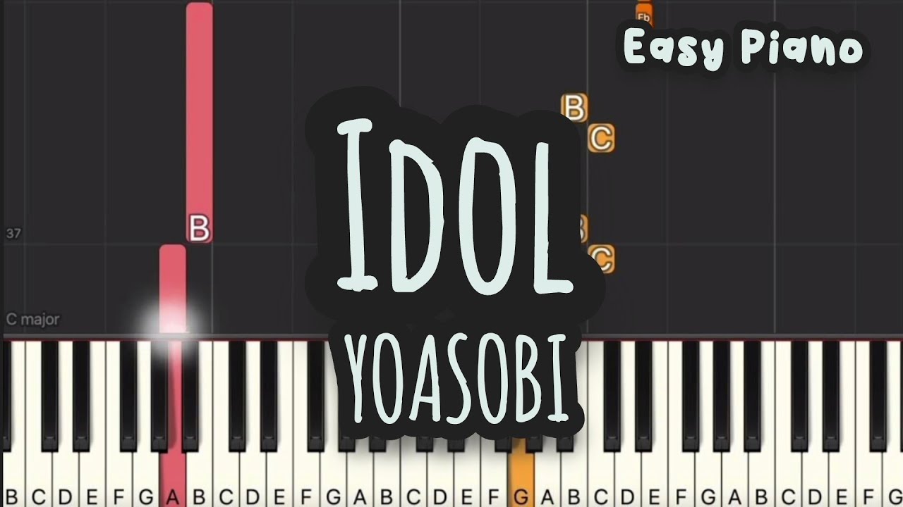 YOASOBI IDOL OP (PRONUNCIACION FACIL/LETRA FÁCIL/ LETRA SIMPLIFICADA/ EASY  LYRICS) 