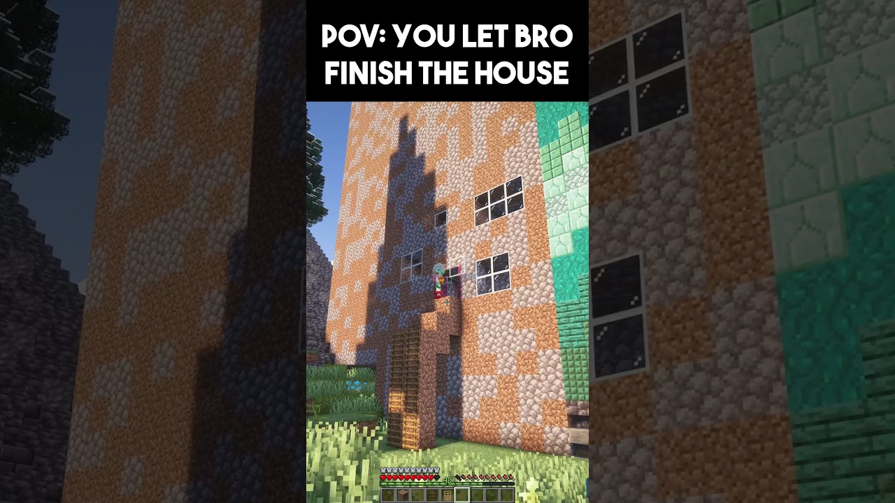 YOU LET BRO FINISH THE HOUSE
