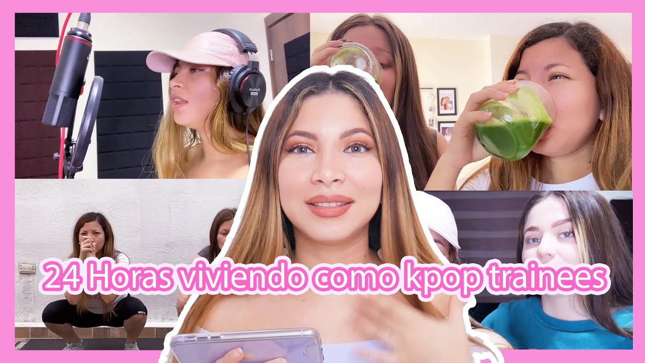 24 HORAS 🕣 VIVIENDO COMO KPOP TRAINEE 🎤 👯‍♀️