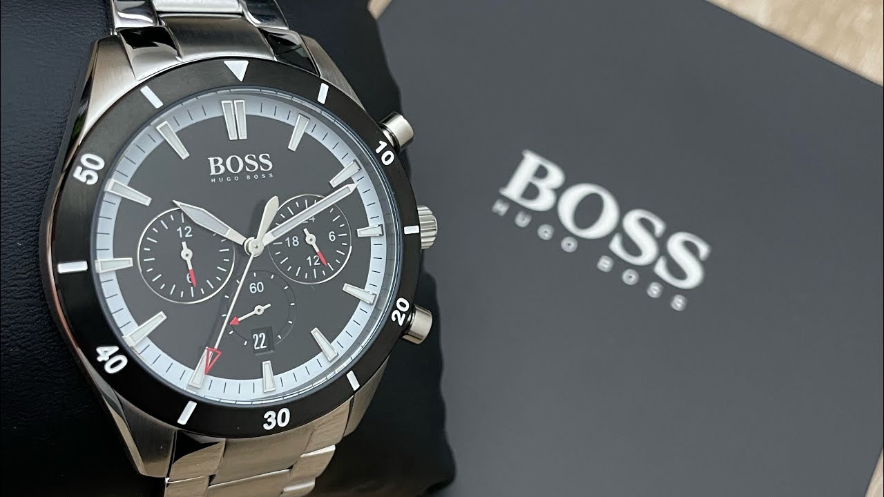 Hugo Boss Santiago Chronograph Men\'s Watch 1513862 (Unboxing) @UnboxWatches  - YouTube