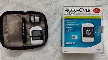 Accu-Check Instant Wireless Blood Glucose Monitor unboxing and full setup || Bluetooth Model