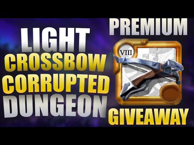 BEST LIGHT CROSSBOW |3x GIVEAWAY PREMIUM Online PvP||Corrupted Dungeons |#AlbionOnline -