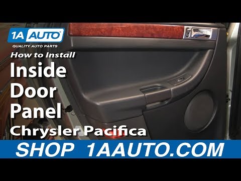 How To Remove Rear Door Panel 04 08 Chrysler Pacifica Youtube