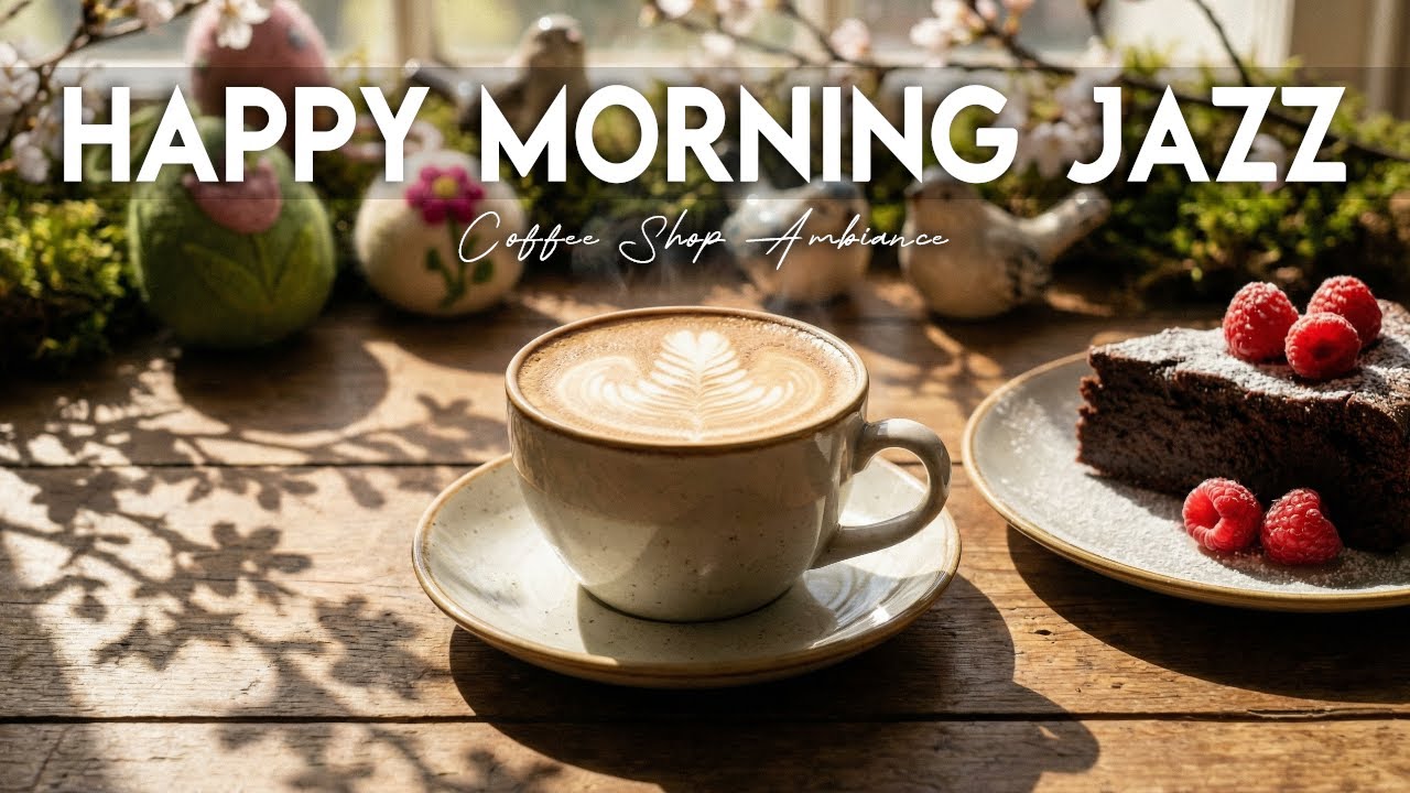 Happy Morning Jazz Music ☕ Relax Coffee Ambiance Instrumental and Relaxing Jazz Cafe Music.