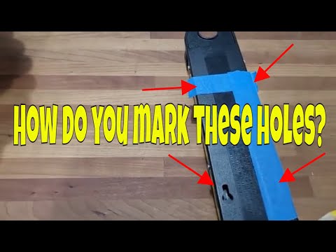 How To Mark Blind Holes When Hanging Stuff On The Wall