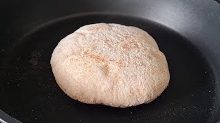 Easy Whole Wheat Pita Bread.