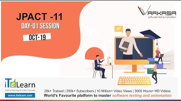 JPACT -11 Day-01 Session - Oct 19