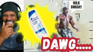 Hood Ninja Reacts To Shampoo prank On The Real Life Hulk