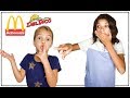 NO TALKING Fast Food Challenge! NO SPEAKING!