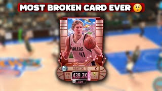 Who Approved This Golden Week Dirk Nowitzki Card On NBA 2K MOBILE 😳