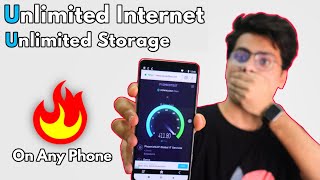 Get Unlimited Internet & Unlimited Storage On Any Phone | New Concept🔥
