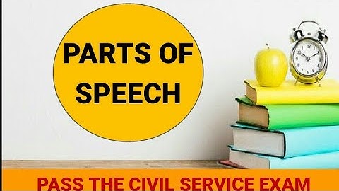 Civil Service Review in English - PARTS OF SPEECH [Complete and Easy Lesson]