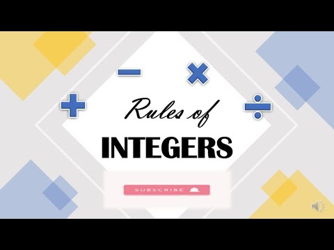 Video: Vilka är reglerna för heltal?