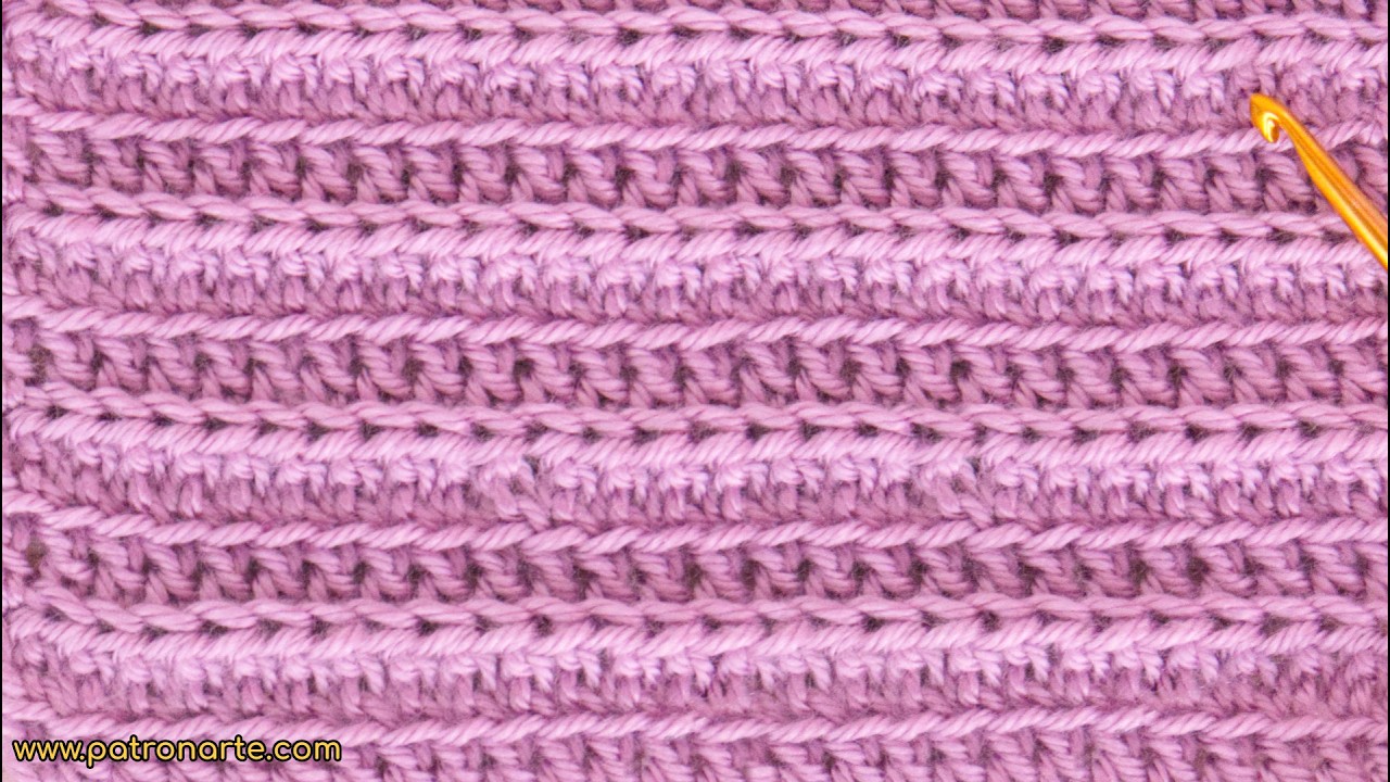 Punto de Crochet Fácil Inspirado en las Dos Agujas: Crea Prendas Ligeras y Únicas