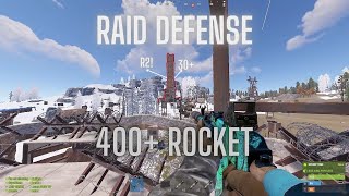 They Spent 400+ Rockets For Raid Us(10vs30+) - Raid Defense
