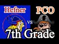 Hefner vs pco 7th grade football 2nd half