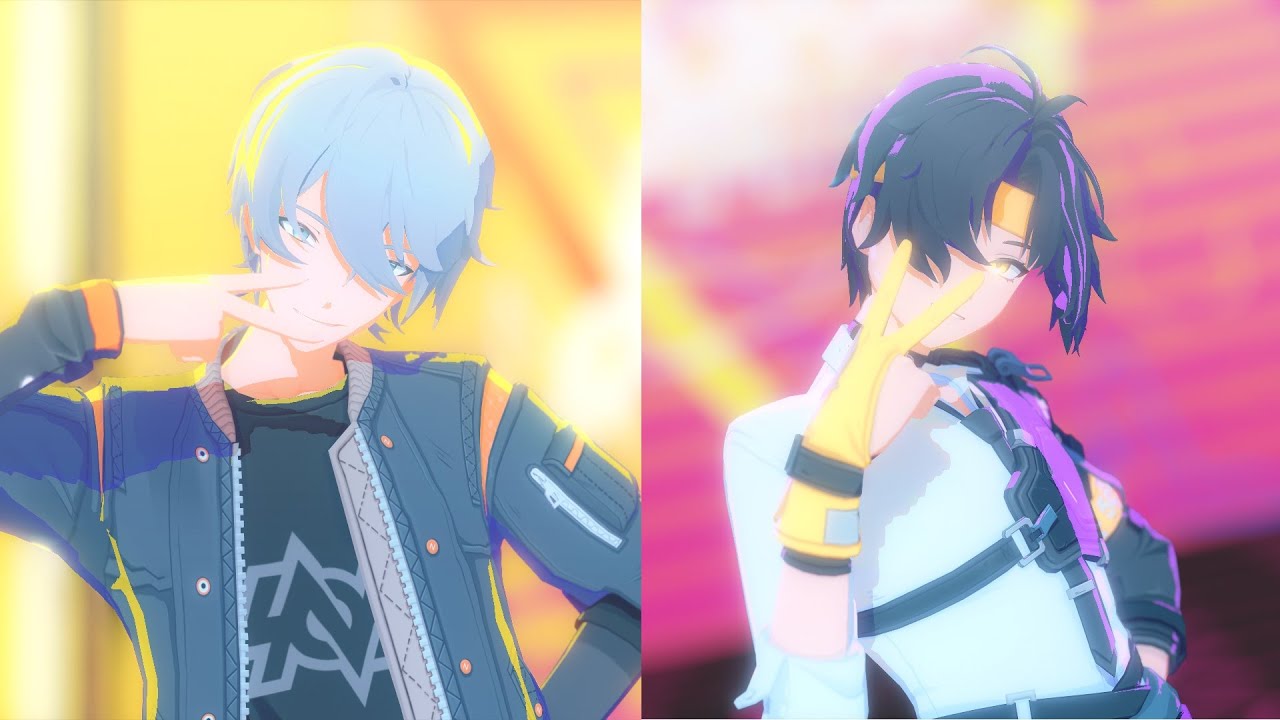 【ゼンゼロMMD】Kiss me 愛してる【アキラ/浅羽悠真】