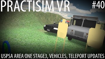 PractisimVR Update #40 - Area One Stage 03, Vehicles in Stage Designer