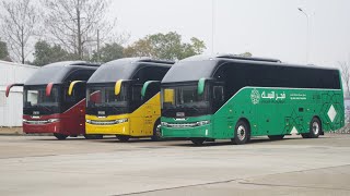 The production and delivery of BONLUCK Coach Bus to our esteem client in the Middle East