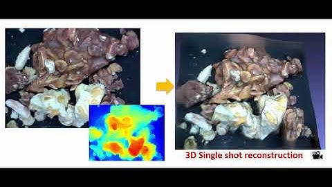 3D Single Shot Reconstruction with apiCAM - Chocolate cookies