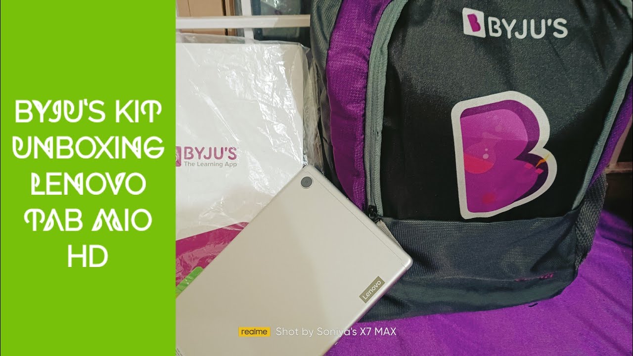 BYJU'S PREMIUM KIT UNBOXING LENOVO TAB M10 HD YouTube