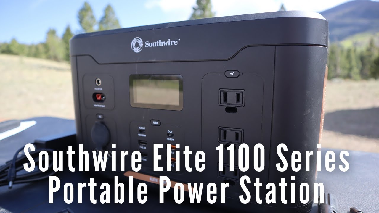 Station d'alimentation portable série Élite 1100 de Southwire, alimentation  électrique solaire portable 53253