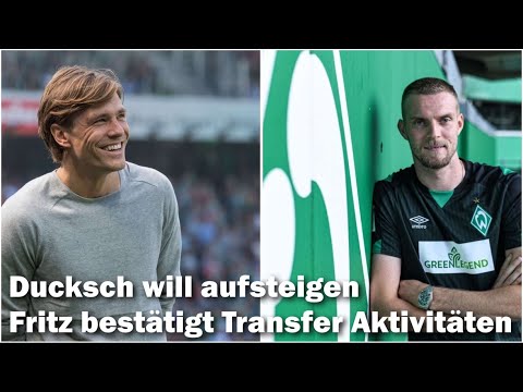 SV Werder Bremen - Marvin Ducksch will aufsteigen / Fritz bestätigt Winter Transfer Aktivitäten