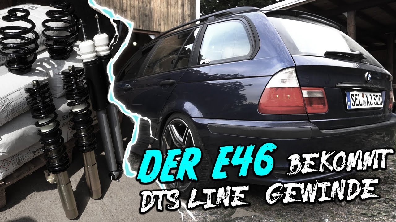 2x KOPPELSTANGEN KURZ > FÜR 3er BMW E46 TA-TECHNIX PREMIUM GEWINDEFAHRWERK ROT 
