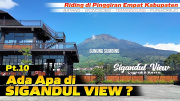 Istirahat di Sigandul View Jalan Temanggung Wonosobo