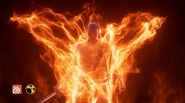 Fire Aura VFX - Houdini & Nuke - Full Course