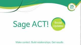 Act! 2013 Social Updates Demonstration