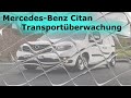 Vehicle monitoring, control of a Mercedes Benz Citan car by means of telematics
