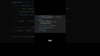 useTrottle react hooks#coding #frontendcourse #programming
