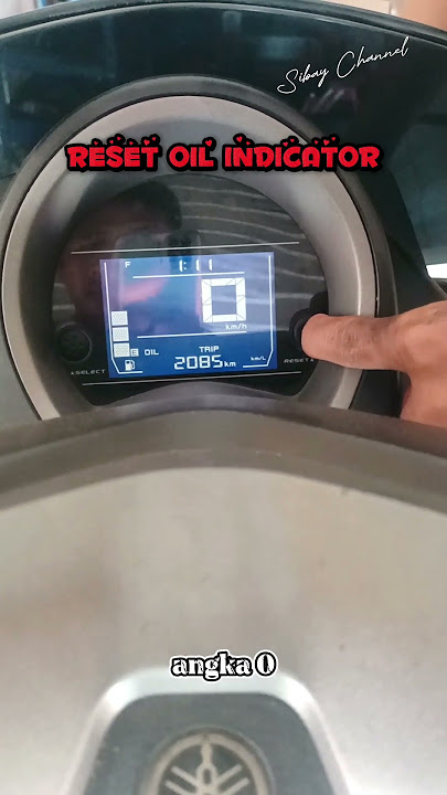 How to Reset the Oil Indicator on a Nmax Motorcycle #nmax #shorts