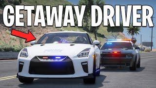 I Became A Getaway Driver In The Fastest Cop Car on GTA 5 RP